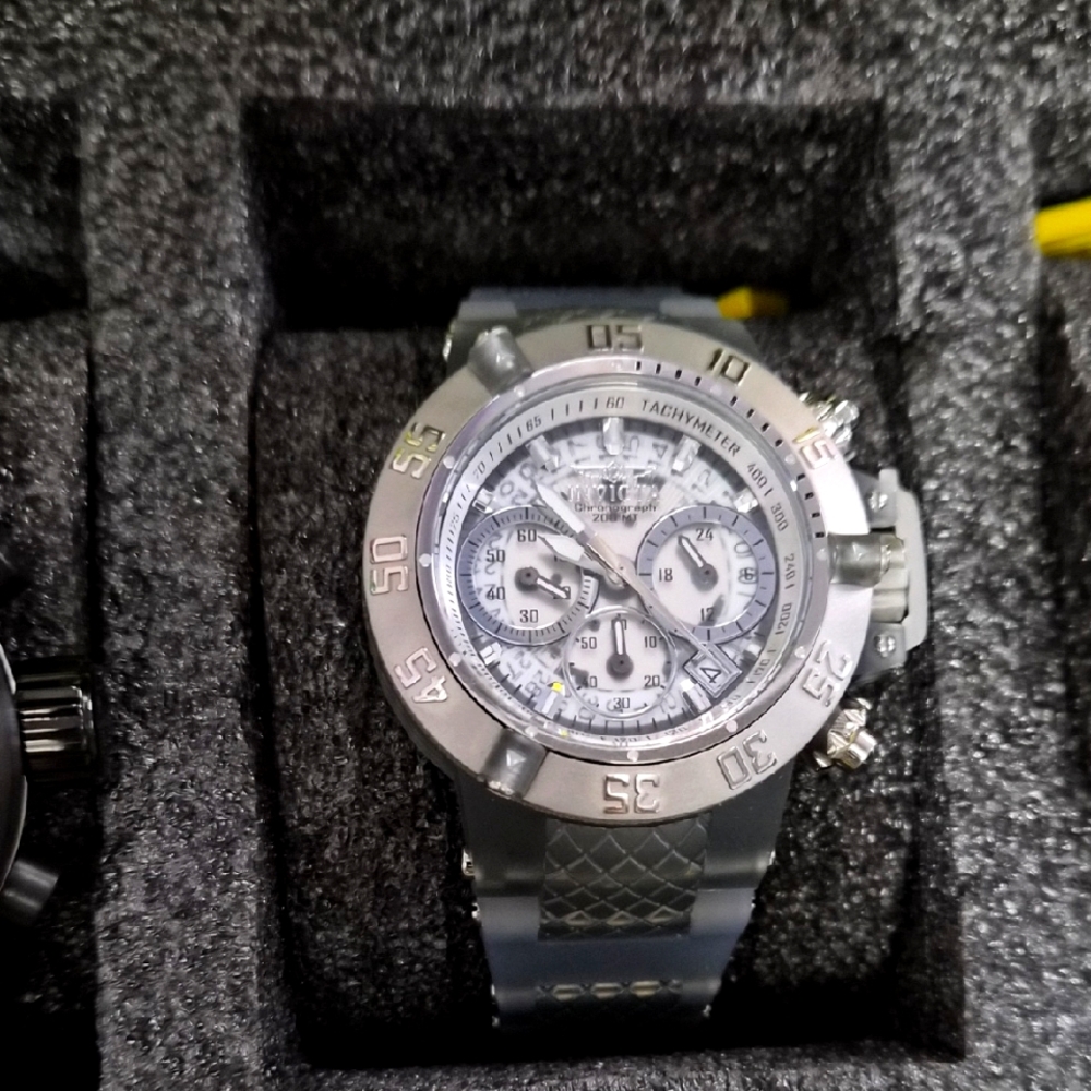 Invicta Subaqua Noma III Lady 42mm White Dial Chronograph Watch – Model 24378